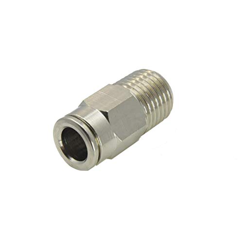 IQS gerade Steckverschraubung mit zylindrischem Gewinde G 1/4" - 8mm Material Edelstahl von ToolNerds