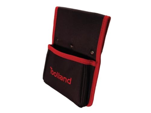 Toolland Zangen-Gürteltasche, strapazierfähig, Nylon, Schwarz/Rot von TOOLLAND