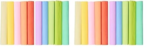 Krepppapier 25x200 cm Pastellfarbenmix 20er Pack, Pastell-Mix von Top-2000