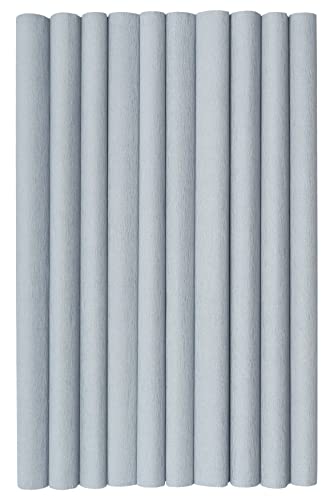 Krepppapier 50x200cm grau 10er Pack von Top-2000