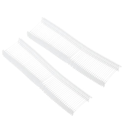 TOP-VIGOR Standard-Etikettierverschlüsse, Kunststoff, regulär, Standard-Etikettierpistole, Preis-Etikettierung, Widerhaken für Kleidung, Preisetiketten, 20 mm, 1000 Stück, transparent von Top-Vigor