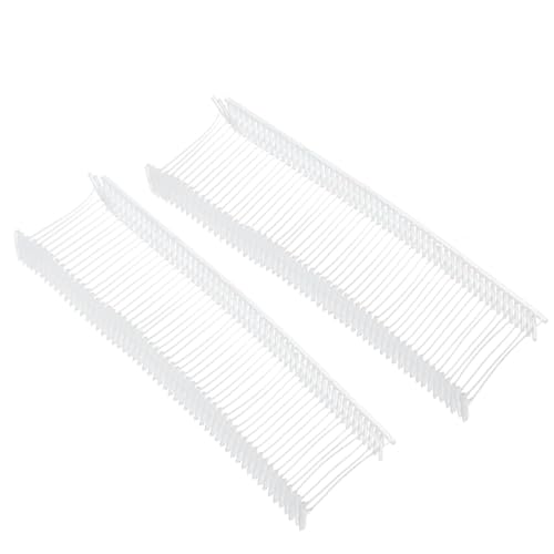 TOP-VIGOR Standard-Etikettierverschlüsse, Kunststoff, regulär, Standard-Etikettierpistole, Preis-Etikettierung, Widerhaken für Kleidung, Preisetiketten, 25 mm, 1000 Stück, transparent von Top-Vigor