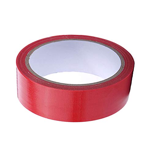 Gewebeklebeband, 10 m Länge, 1 cm Breite, wasserdichtes Klebeband, Mehrzweck-Klebeband für Reparaturen (2 Stück, rot) von TopHomer