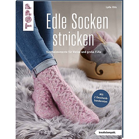 Buch "Edle Socken stricken – Kuschelmomente für kleine und große Füße" von Topp
