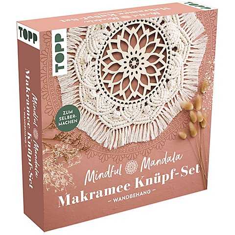 Makramee Knüpf-Set "Mandala Wandbehang" von Topp