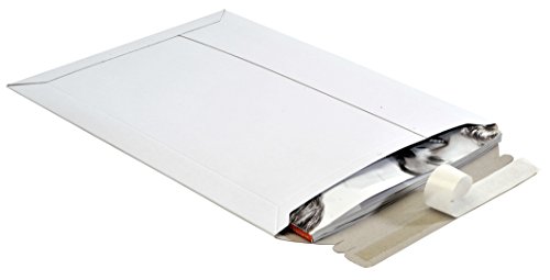 25 St Toppac TP250 Versandtaschen 295x375 mm aus weißer Vollpappe Kartonumschlag von Toppac