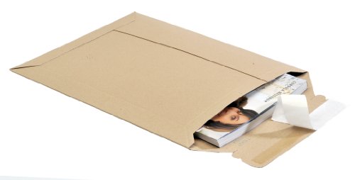 25 St Versandtaschen Toppac TP310 175x250 mm aus brauner Vollpappe Onlineshopverpackung von Toppac