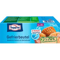 10 Toppits Gefrierbeutel 8,0 l von Toppits