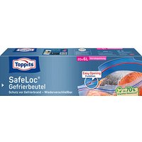 20 Toppits Gefrierbeutel SafeLoc 6,0 l von Toppits