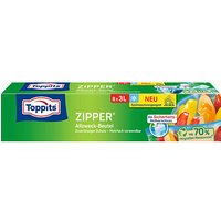 8 Toppits Gefrierbeutel ZIPPER 3,0 l von Toppits