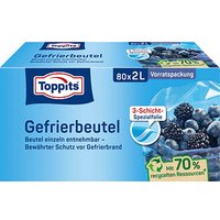 80 Toppits Gefrierbeutel 2,0 l von Toppits