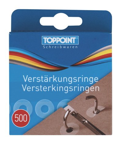 5000 (10x 500) Lochverstärkungsringe Verstärkungsringe von Toppoint