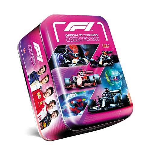 Topps F1 Sticker 2021 - Blechdose (UK Version) von Topps