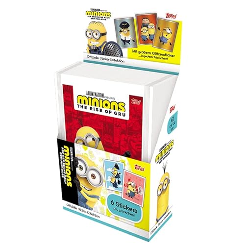 Topps Minions - Auf der Suche nach dem Mini-Boss Sticker Sammlung - Display Box von Topps