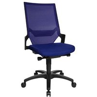 Topstar Bürostuhl Autosynchron®-1, AU1000 T38 Stoff blau, Gestell schwarz von Topstar