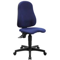 Topstar Bürostuhl Ortho Point, PO90G26 Stoff blau, Gestell schwarz von Topstar