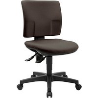 Topstar Bürostuhl Pro 30, PU300G08 Stoff braun, Gestell schwarz von Topstar