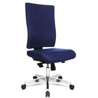 Topstar Bürostuhl Lightstar 20, LS29W0G26 Stoff blau, Gestell alu von Topstar