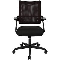 Topstar Bürostuhl New S'move, DS100A T200 Stoff schwarz, Gestell schwarz von Topstar