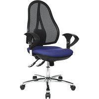 Topstar Bürostuhl Open Point SY Deluxe, OP290U G26 Stoff blau, Gestell chrom von Topstar