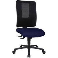 Topstar Bürostuhl Open X (N), OX1000 G280 Stoff blau, Gestell schwarz von Topstar