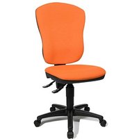 Topstar Bürostuhl Point 80, 8180 G04 Stoff orange, Gestell schwarz von Topstar