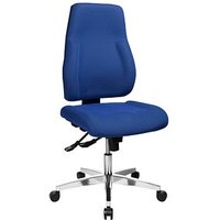 Topstar Bürostuhl Point 91, PI99GBC6 Stoff blau, Gestell alu von Topstar