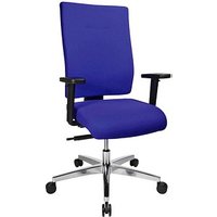 Topstar Bürostuhl Profi Star 15 High, PS49H T38Q Stoff blau, Gestell alu von Topstar