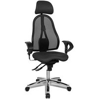 Topstar Bürostuhl Sitness 45, ST99U L52X Stoff anthrazit, Gestell chrom von Topstar