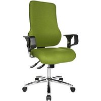 Topstar Bürostuhl Sitness 55, SD69X L55 Stoff grün, Gestell chrom von Topstar