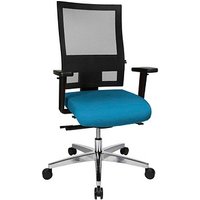 Topstar Bürostuhl Sitness 60, PS69BH W58 Stoff blau, Gestell alu von Topstar