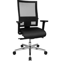 Topstar Bürostuhl Sitness 60, PS69BH W50 Stoff schwarz, Gestell alu von Topstar