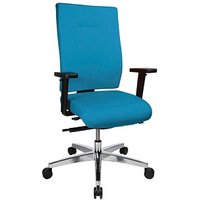 Topstar Bürostuhl Sitness 70, PS79BH W58 Stoff blau, Gestell alu von Topstar