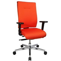 Topstar Bürostuhl Sitness 70, PS79BH W54 Stoff orange, Gestell alu von Topstar