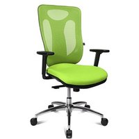 Topstar Bürostuhl Sitness Net Pro 100, NN39T T35 Stoff grün, Gestell alu von Topstar