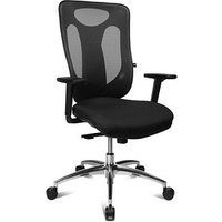 Topstar Bürostuhl Sitness Net Pro 100, NN39T T20 Stoff schwarz, Gestell alu von Topstar