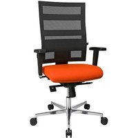 Topstar Bürostuhl Sitness X-Pander Plus, SI959WGT340 Stoff orange, Gestell alu von Topstar