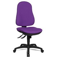 Topstar Bürostuhl Support SY, 8550 G03 Stoff lila, Gestell schwarz von Topstar