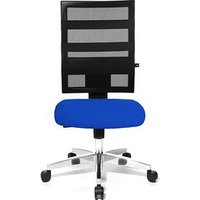 Topstar Bürostuhl X-Pander, 9590T380 Stoff blau, Gestell alu von Topstar