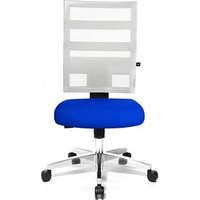 Topstar Bürostuhl X-Pander, 9590T383 Stoff blau, Gestell alu von Topstar