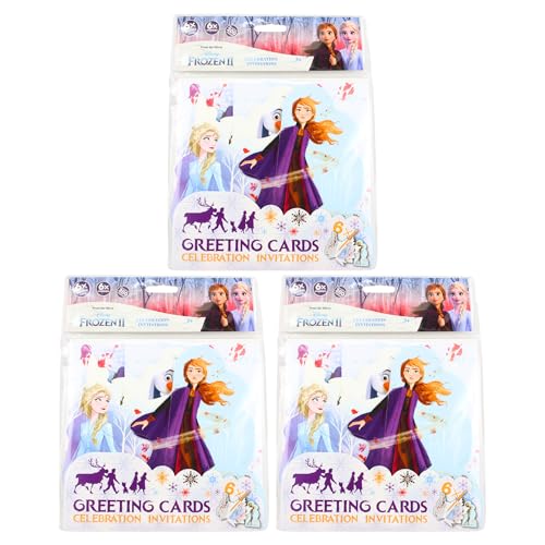 Toptoys2u Bargain Bundles Disney Frozen Partyware Illustrated Cards Set - Einladungskarten 18 Stück von Toptoys2u Bargain Bundles