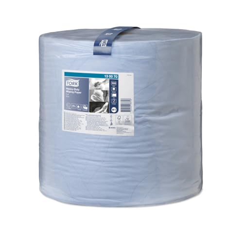 130070 H/Duty Papier 430 Riesenrolle 2-lagig blau (sgl) von Tork