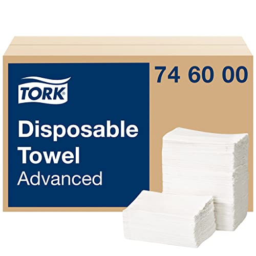 Tork 746000 Schutztuch Advanced 5-lagig / weiche Tücher zum Schutz und zur Absorption von Flüssigkeiten / saugfähig & effizient / 1 x 250 Tücher (70 x 30 cm) von Tork