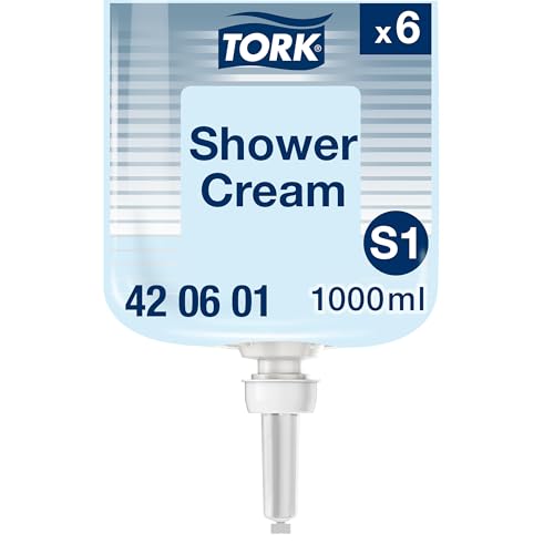 Tork Duschcreme S1, Unisex-Duft, 6 × 1000 ml, 420601 von Tork