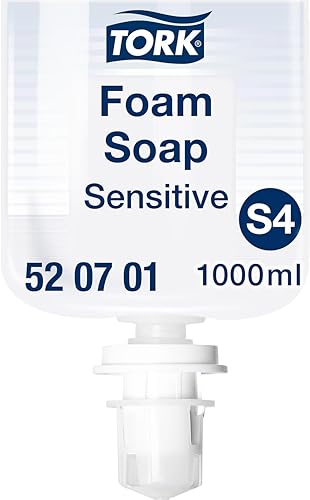 Tork Sensitive Hand Schaumseife S4, dermatologisch getestet, 6 x 1000 ml, 520701 von Tork