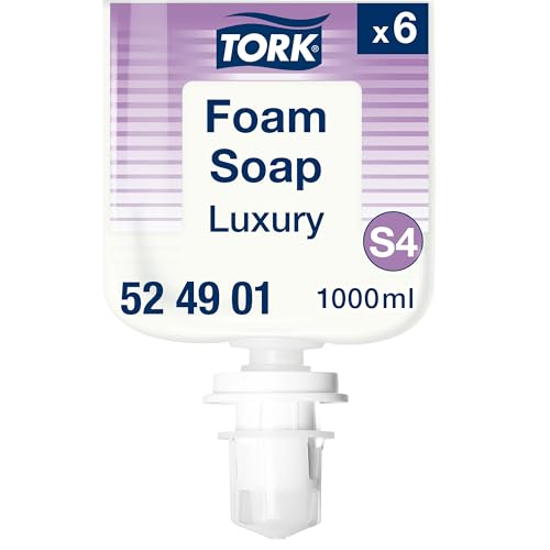 Tork luxuriöse Schaumseife S4, Blütenduft, 6 × 1.000 ml, 524901 von Tork