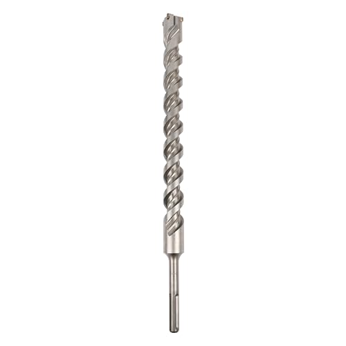 Torxero SDS MAX Bit, Bohrhammer, Hartmetallbohrer, Steinbohrer für Beton, Stein und Ziegel, SDS MAX Hammer, Doppelnut, Steinbohrer, Betonbohrer, 3,5 x 61 cm von Torxero