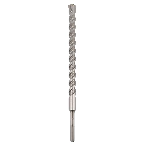 Torxero SDS MAX Bit, Bohrhammer, Hartmetallbohrer, Steinbohrer für Beton, Stein und Ziegel, SDS MAX Hammer, Doppelnut, Steinbohrer, Betonbohrer, 3,8 x 61 cm von Torxero