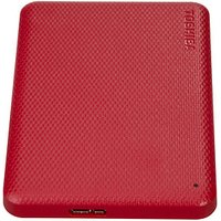 TOSHIBA Canvio Advance 2 TB externe HDD-Festplatte rot von Toshiba