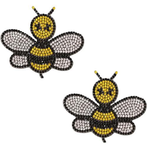 Bienen-Strass-Aufnäher von Totelux